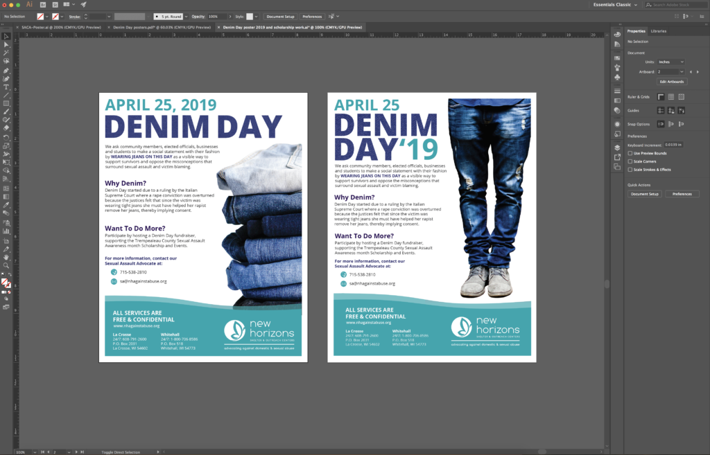 Student's developments sketches and ideation examples