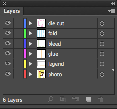 Box packaging template key