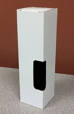 Box packaging mock up example