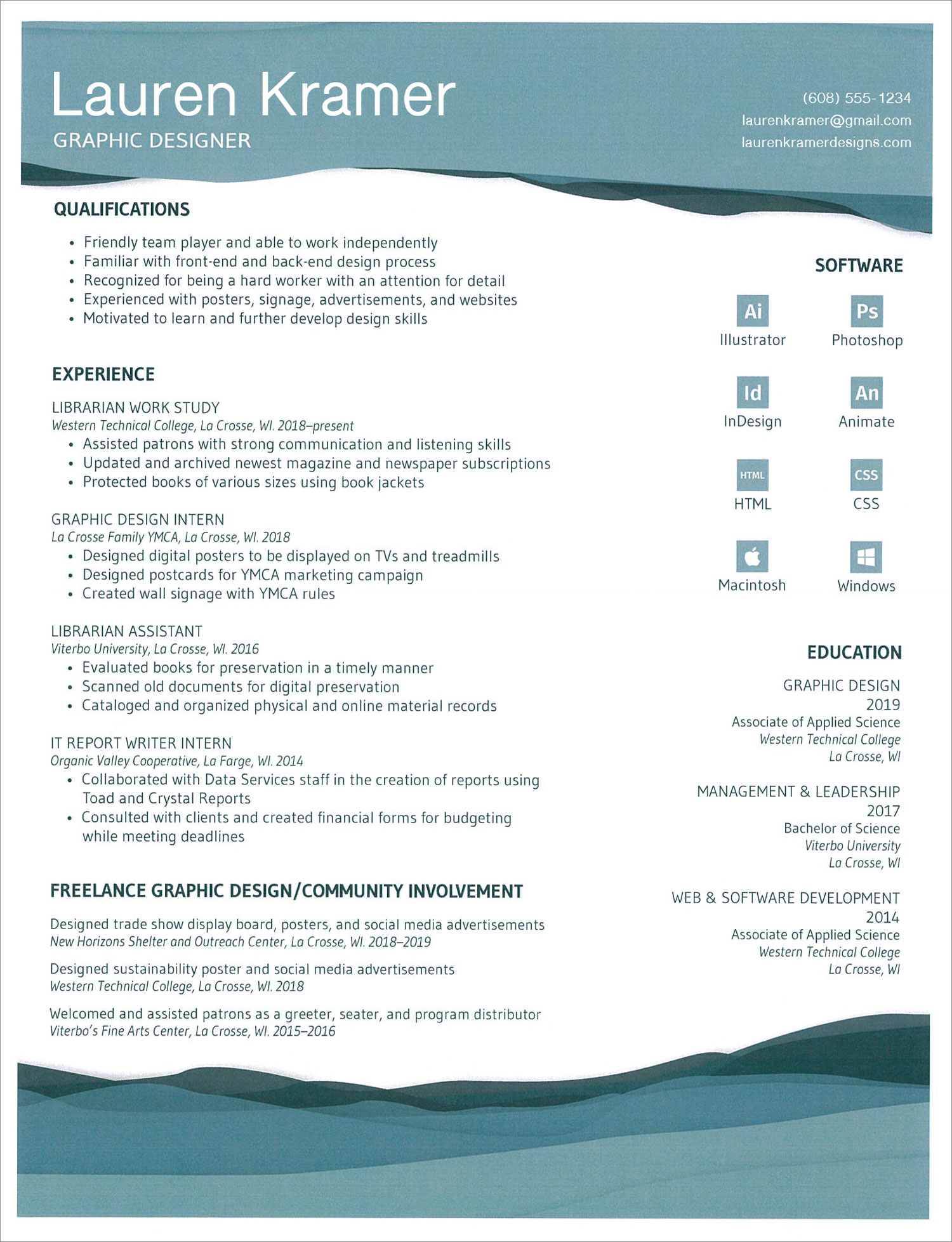 Resume template example