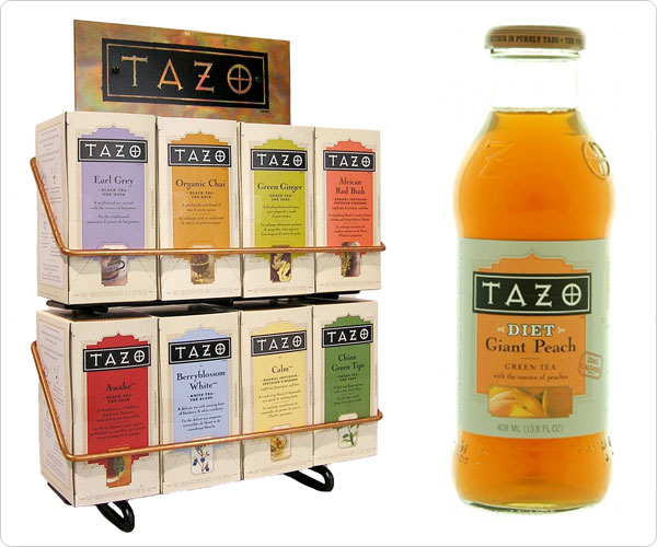 Counter display for Tazo Tea