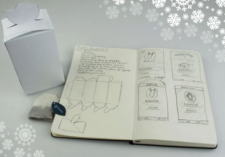 Developments sketches and ideation examples