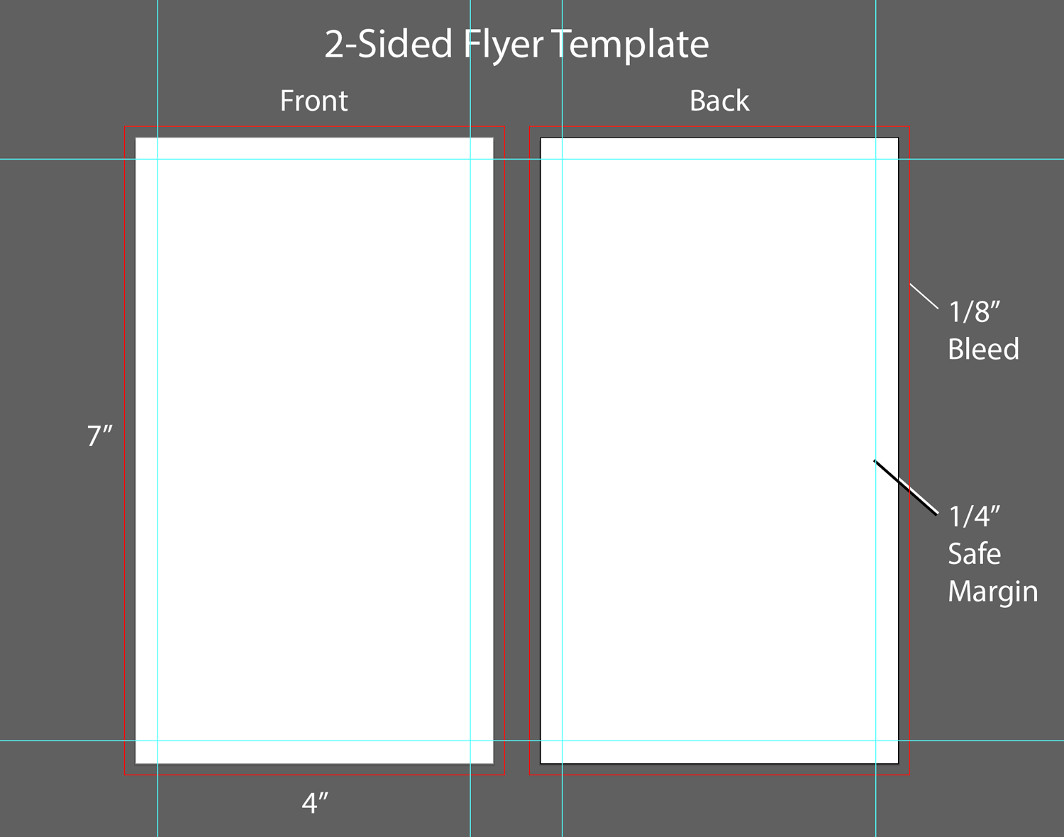 2-sided flyer template image