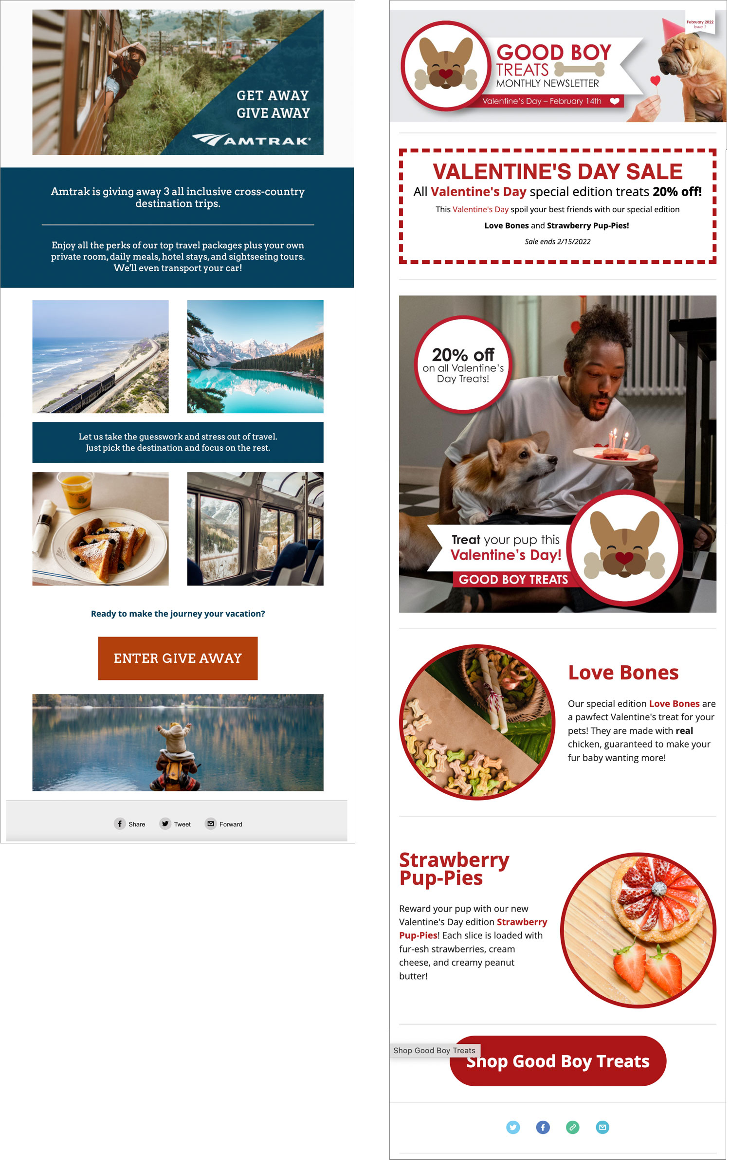 Student Email Marketing Examples