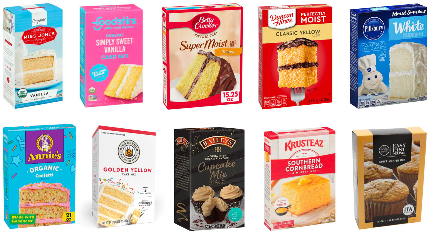 Cake or muffins box design examples