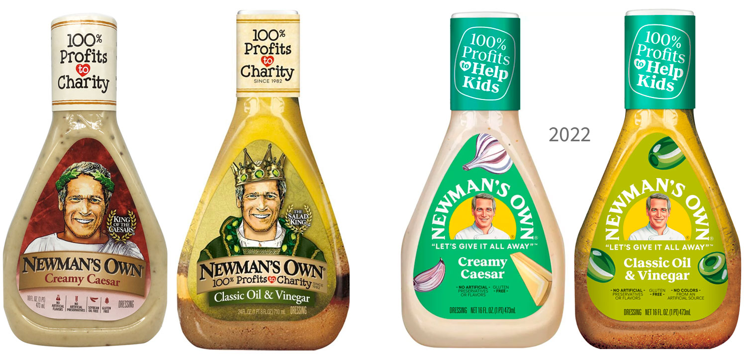 Newman's dressing Design Example -  New packaging Minimalistic Trend