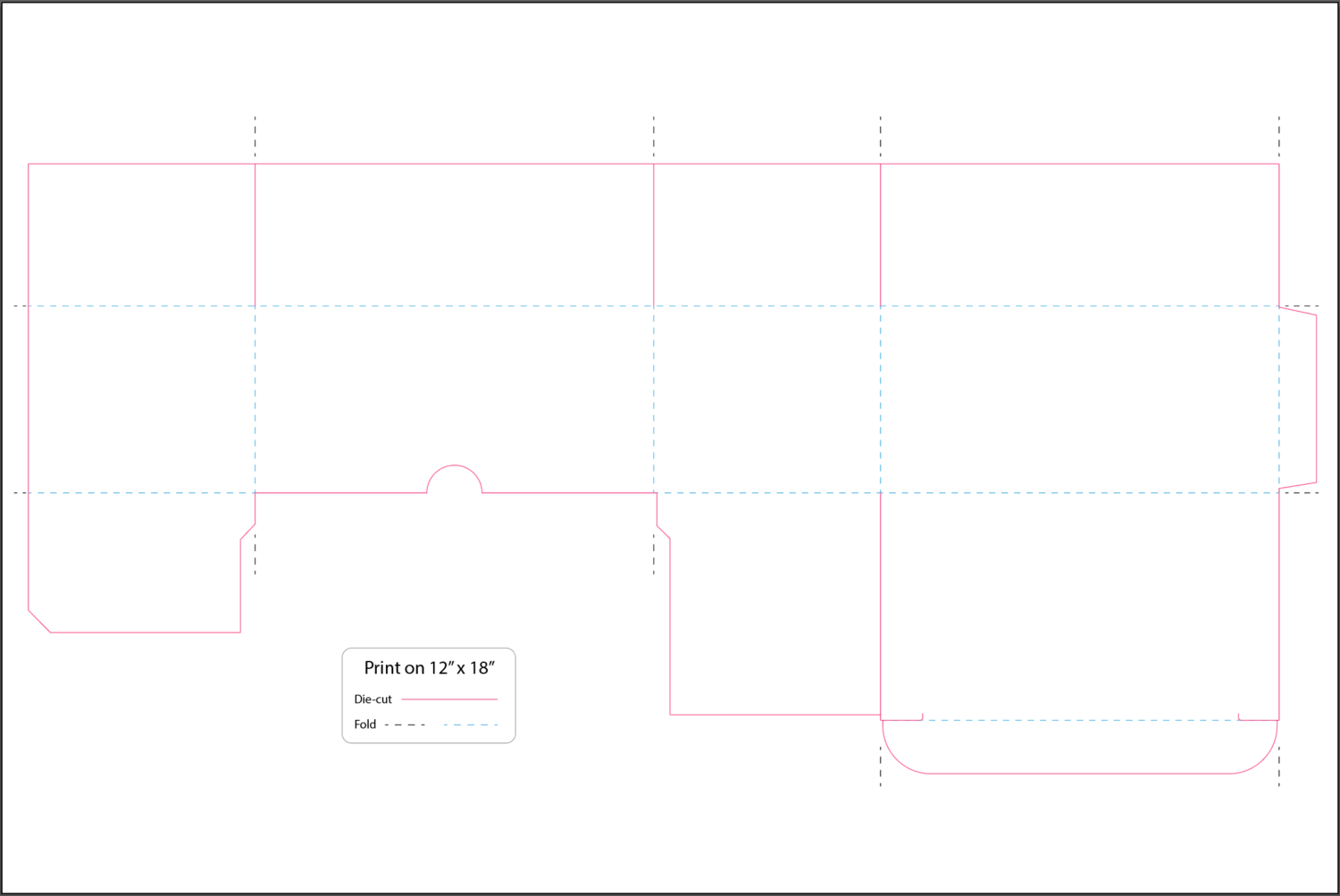Tea box template thumbnail