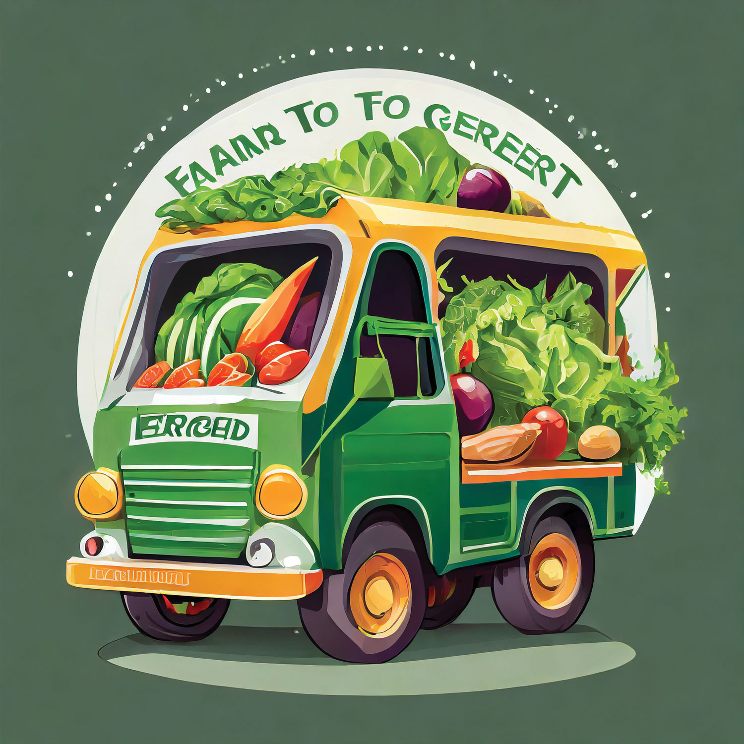 Initial AI-generated logo