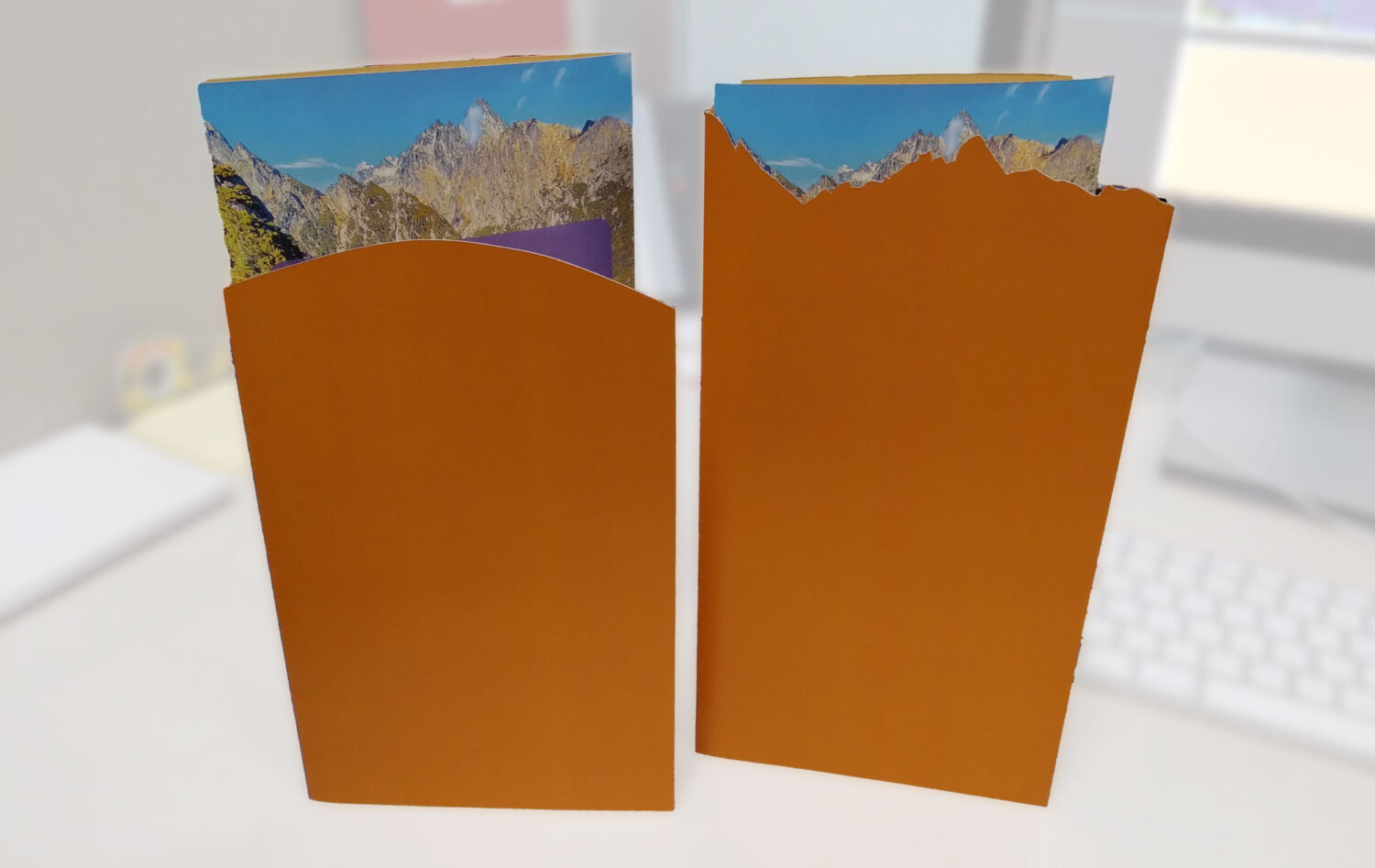 Examples of a brochure with a map