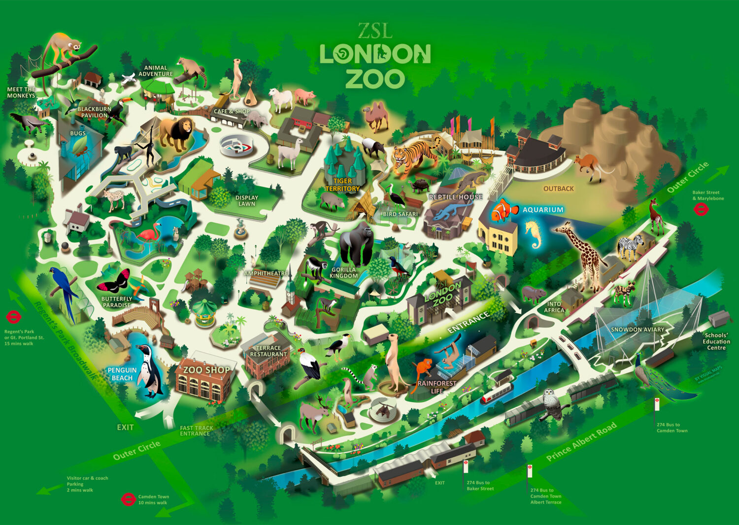 Real world map examples