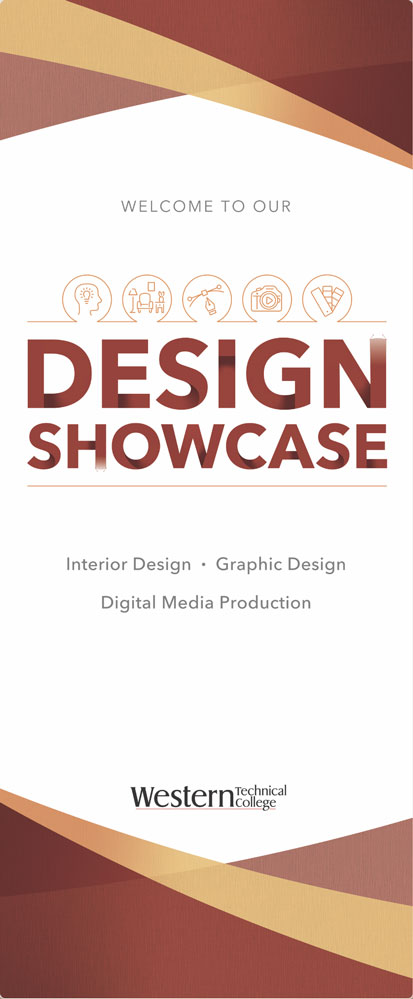 Design example of a banner uploaded to AI