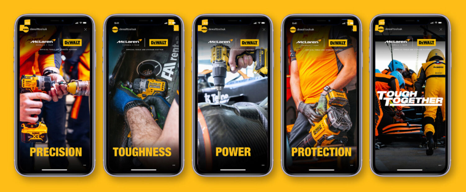 Web ads in an app design examples