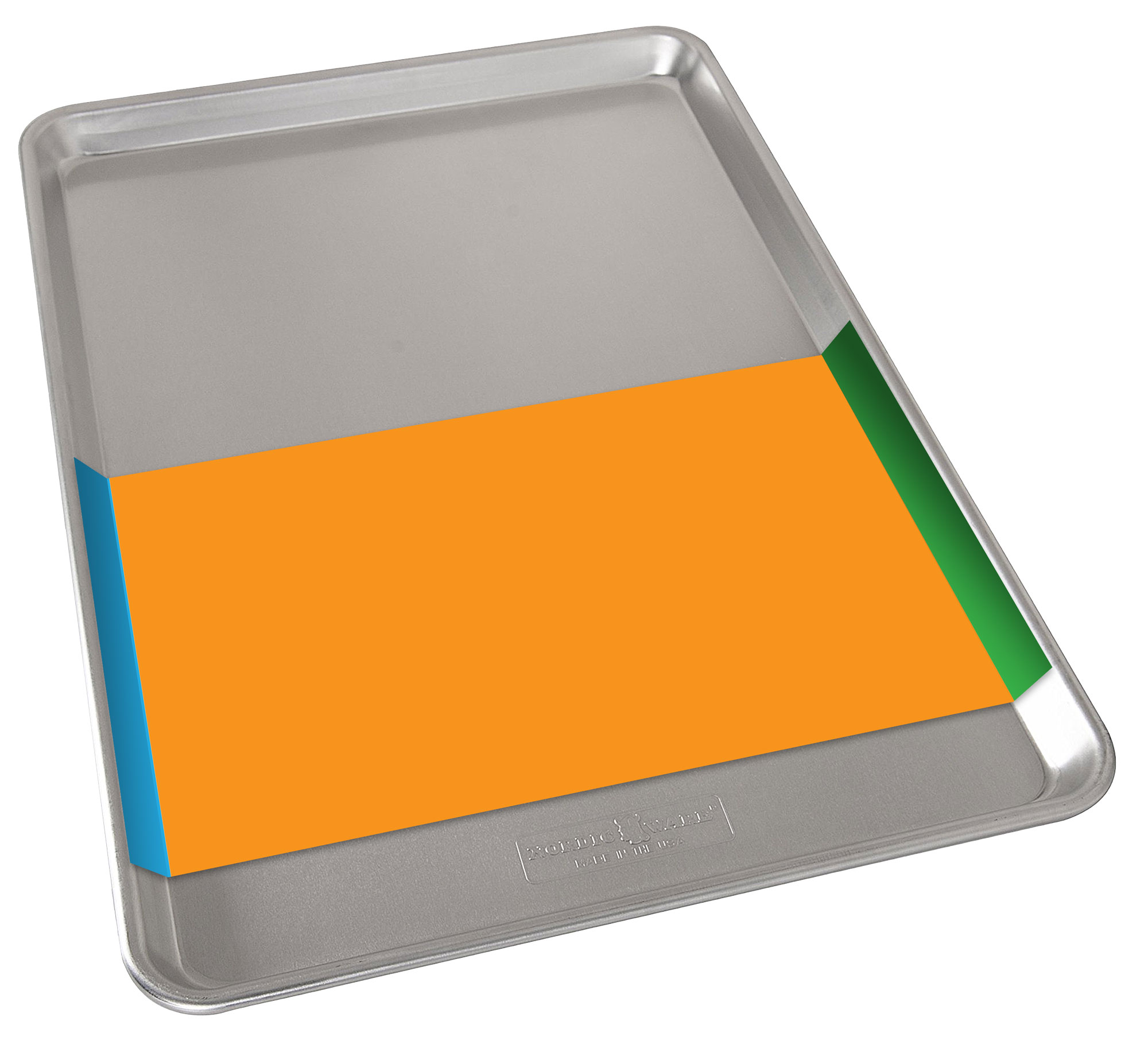 Baking pan packaging mock up
