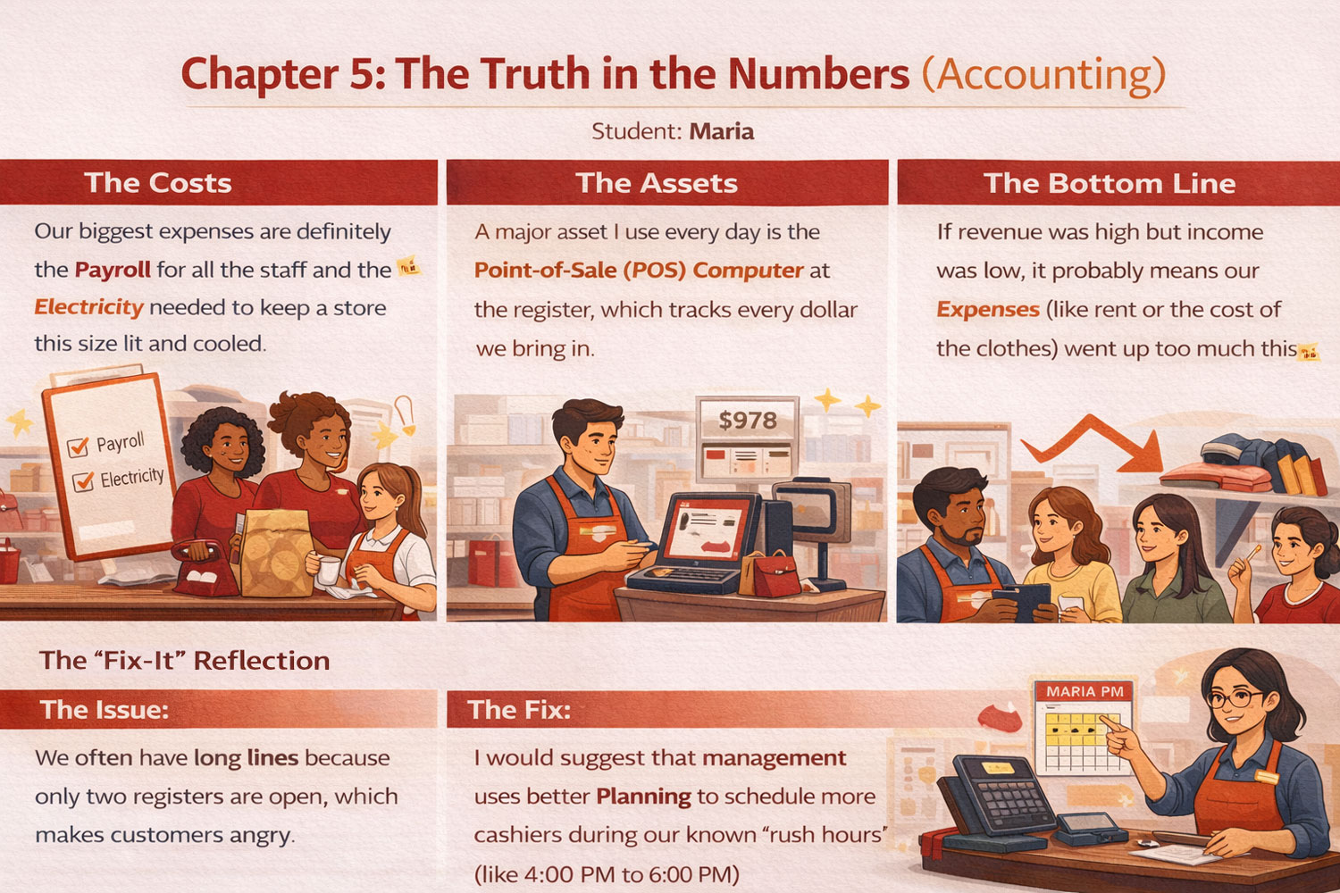 Image showing an example infographic for students to reference.