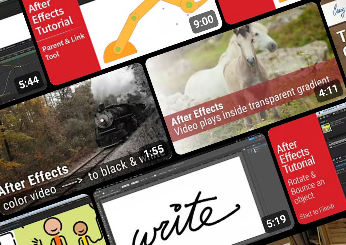 Cover image showing various video thumbnails from a youtube channel.